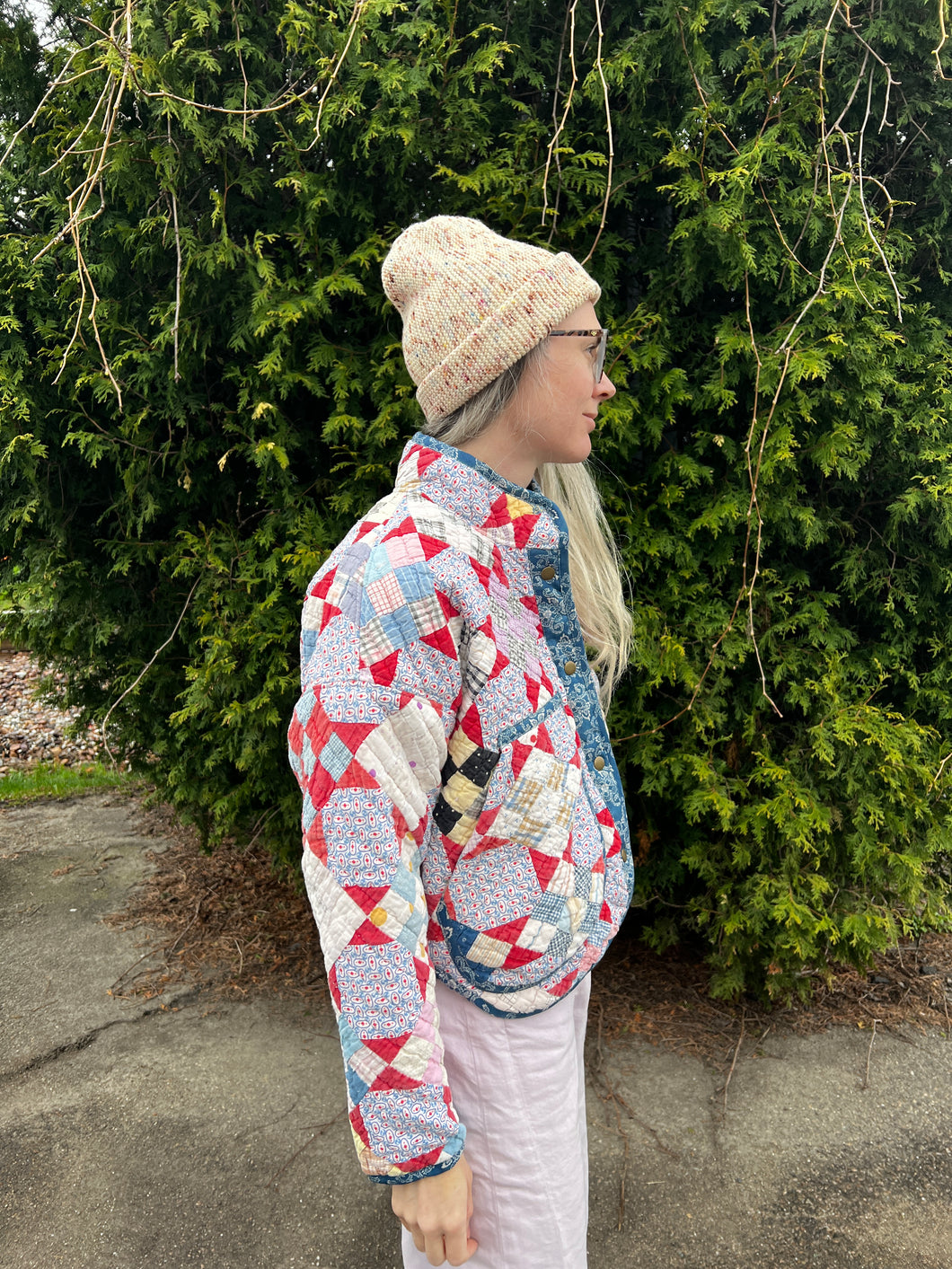 One-of-a-Kind: Uncle Sam’s Hourglass Flora Jacket (S)