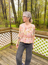 Load image into Gallery viewer, One-of-a-Kind: April Cornell Tablecloth Turnaround Tank (M)
