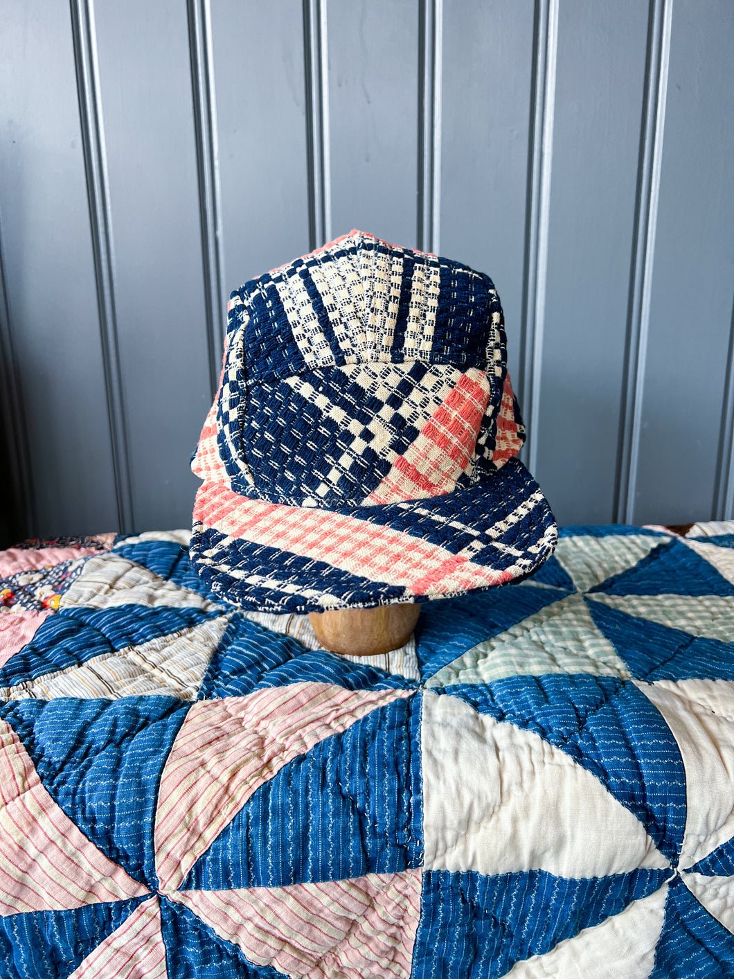 One-of-a-Kind: Coverlet 5 Panel Hat #2