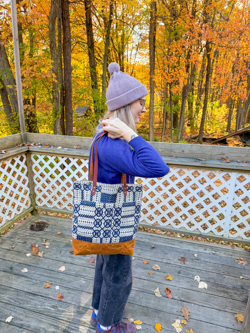 One-of-a-Kind: Coverlet Tote Bag