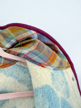 Load image into Gallery viewer, One-of-a-Kind: Golden Dawn Wool Blanket Hooded Flora Jacket (M)
