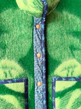 Load image into Gallery viewer, One-of-a-Kind: Jungle Leaves Ukrainian Blanket Flora Jacket (M)
