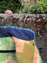 Load image into Gallery viewer, One-of-a-Kind: Geometric Floral Ukrainian Blanket Flora Jacket (S)

