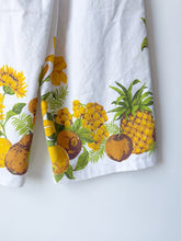 Load image into Gallery viewer, One-of-a-Kind: Vintage Pineapple Tablecloth Easy Pant (S/M)
