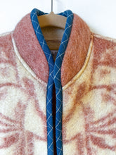 Load image into Gallery viewer, One-of-a-Kind: Vintage Golden Dawn Wool Blanket Vest #2 (XS-M)
