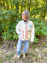 Load image into Gallery viewer, One-of-a-Kind: Stepping Stones Flora Jacket (M)

