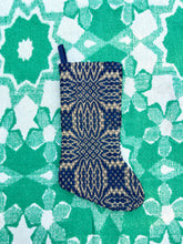 Load image into Gallery viewer, One-of-a-Kind: Antique Coverlet Stocking #2
