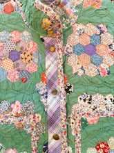 Load image into Gallery viewer, One-of-a-Kind: Grandmother's Flower Garden Flora Jacket (S)

