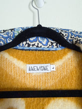 Load image into Gallery viewer, One-of-a-Kind: Golden Pineapple Ukrainian Blanket Flora Jacket (L)
