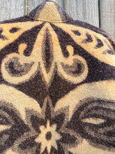 Load image into Gallery viewer, One-of-a-Kind: Chocolate Floral Ukrainian Blanket Flora Jacket (M)
