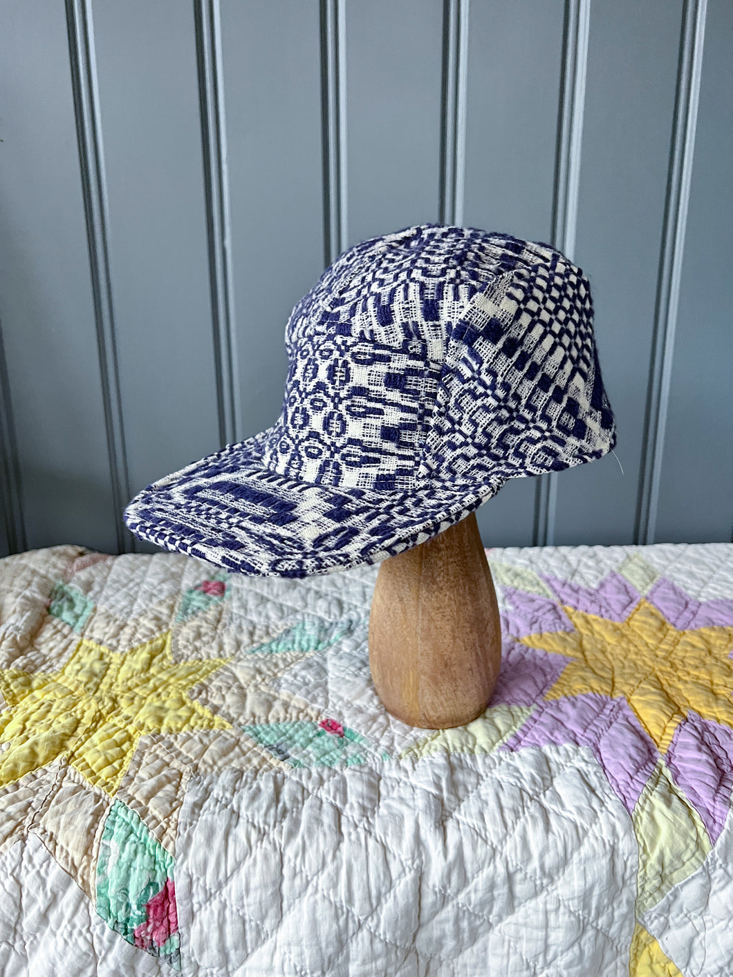 One-of-a-Kind: Coverlet 5 Panel Hat #2