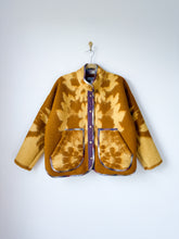 Load image into Gallery viewer, One-of-a-Kind: Goldenrod Ukrainian Blanket Flora Jacket (L)

