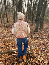 Load image into Gallery viewer, One-of-a-Kind: Vintage Golden Dawn Wool Blanket Vest #1 (XS-M)
