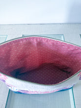 Load image into Gallery viewer, One-of-a-Kind: Vintage Floral Tablecloth Zip Pouch
