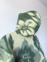 Load image into Gallery viewer, One-of-a-Kind: Deep Forest Floral Ukrainian Blanket Hooded Flora Jacket (M)
