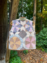 Load image into Gallery viewer, One-of-a-Kind: Evening Star Quilt Vest (XS-M)
