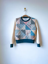 Load image into Gallery viewer, One-of-a-Kind: Half Square Triangle French Terry Pullover (S)
