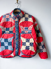 Load image into Gallery viewer, One-of-a-Kind: Glorified Nine Patch Flora Jacket (XS)
