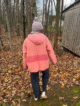 Load image into Gallery viewer, One-of-a-Kind: Hudson Bay Wool Blanket Hooded Flora Jacket (L)
