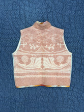 Load image into Gallery viewer, One-of-a-Kind: Colorblock Wool Blanket Vest (XS-M)
