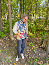 Load image into Gallery viewer, One-of-a-Kind: Washington Sidewalk Quilt Vest (L/XL)
