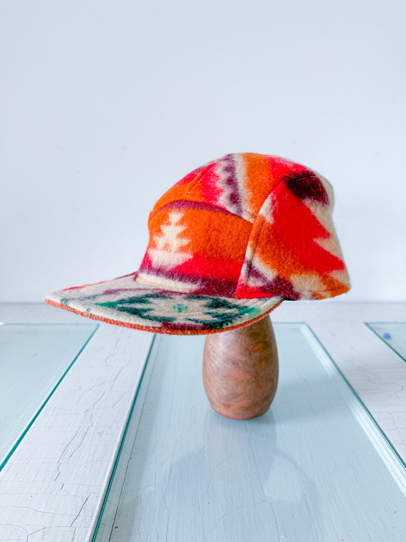Anemone vintage quilt one of a kind hat One-of-a-Kind – ANEMONEVT main image 4