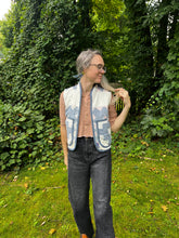 Load image into Gallery viewer, One-of-a-Kind: Indigo Chimney Sweep Quilt Vest (XS-M)
