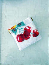 Load image into Gallery viewer, One-of-a-Kind: Vintage Fruity Tablecloth Pinch Pocket
