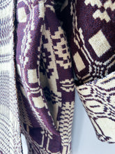 Load image into Gallery viewer, One-of-a-Kind: The Goodwin Guild Woven Coverlet Cocoon Coat (flexible sizing)
