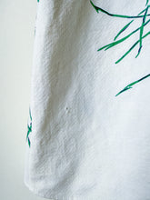 Load image into Gallery viewer, One-of-a-Kind: White Floral Vintage Tablecloth Shaftsbury Shirt (M)
