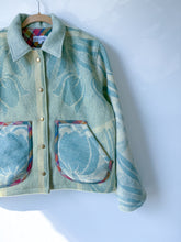 Load image into Gallery viewer, One-of-a-Kind: Golden Dawn Wool Tulip Cropped Chore Coat (M)
