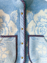 Load image into Gallery viewer, One-of-a-Kind: Golden Dawn Wool Blanket Flora Jacket (S)

