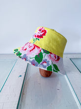 Load image into Gallery viewer, One-of-a-Kind: Vintage Tablecloth Bucket Hat (Adult S/M) #2

