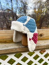 Load image into Gallery viewer, One-of-a-Kind: Patchwork Aviator Hat (Adult Large)
