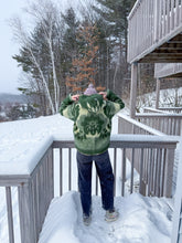 Load image into Gallery viewer, One-of-a-Kind: Deep Forest Floral Ukrainian Blanket Hooded Flora Jacket (M)
