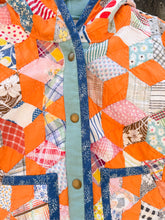 Load image into Gallery viewer, One-of-a-Kind: Tumbling Star KID’S Hooded Flora Jacket (9 year)
