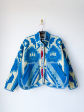 Load image into Gallery viewer, One-of-a-Kind: Folk Floral Ukrainian Blanket Flora Jacket (M)
