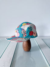 Load image into Gallery viewer, One-of-a-Kind: Grandmother&#39;s Flower Garden 5 Panel Hat
