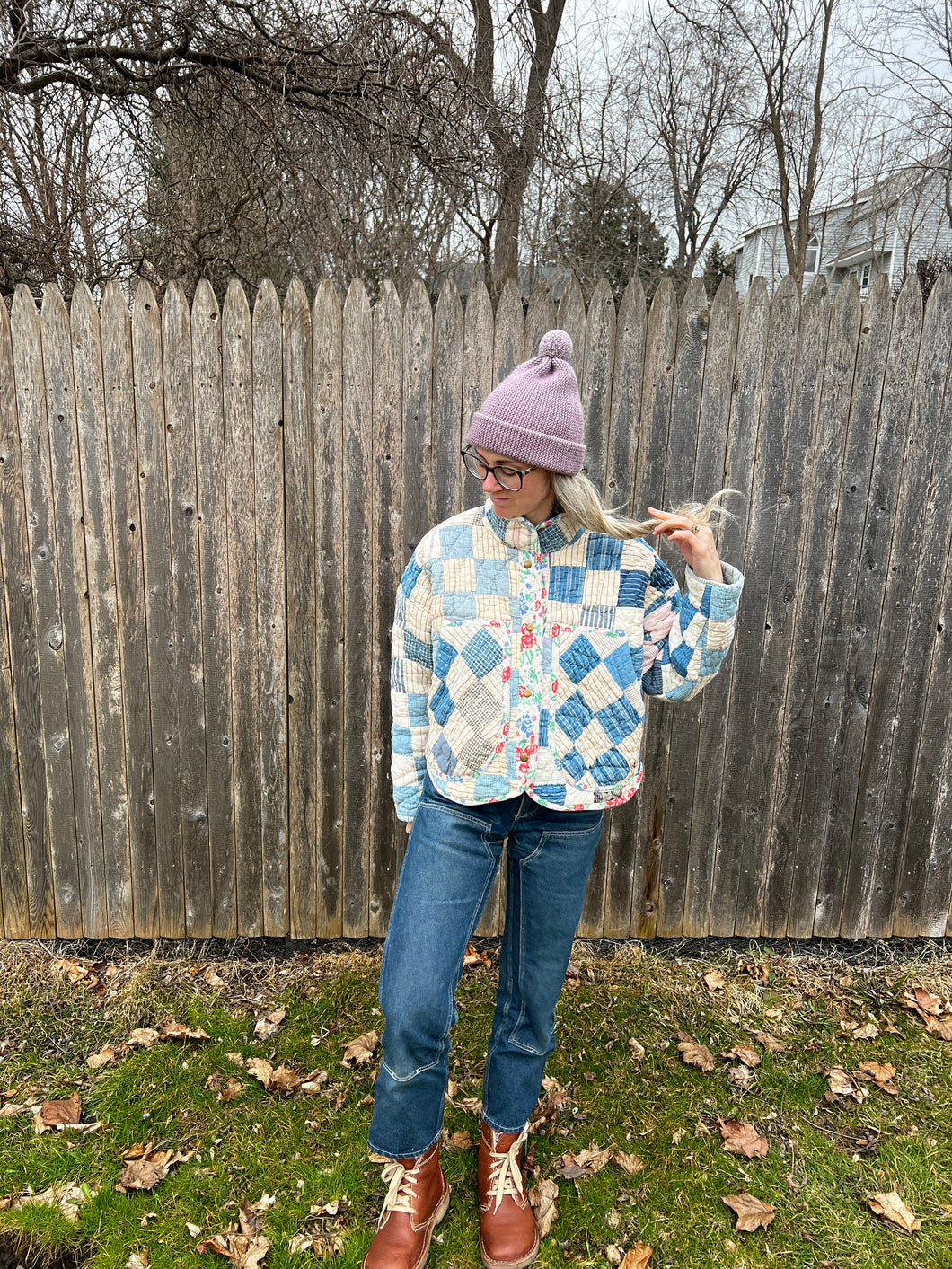 Supply Your Own Quilt/Wool Blanket : Flora Jacket