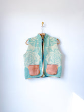 Load image into Gallery viewer, One-of-a-Kind: Orr Health Colorblock Wool Blanket Vest (XS-M)
