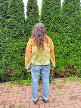 Load image into Gallery viewer, One-of-a-Kind: Geometric Floral Ukrainian Blanket Flora Jacket (S)
