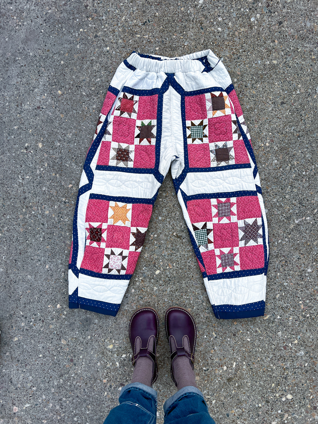 One-of-a-Kind: Cluster of Stars Barrel Leg Pant (S)
