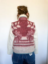 Load image into Gallery viewer, One-of-a-Kind: Burgundy Ukrainian Blanket Vest (S) #1
