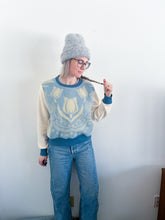 Load image into Gallery viewer, One-of-a-Kind: Vintage Orr Health Wool Blanket French Terry Pullover (L)
