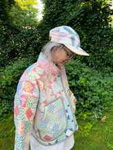 Load image into Gallery viewer, One-of-a-Kind: Economy Nine Patch Flora Jacket (S)
