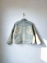 Load image into Gallery viewer, One-of-a-Kind: Orr Health Blue Wool Blanket Flora Jacket (M)
