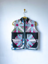 Load image into Gallery viewer, One-of-a-Kind: Broken Arrows Quilt Vest (XS-M)
