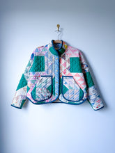 Load image into Gallery viewer, One-of-a-Kind: Ocean Waves Flora Jacket (S)
