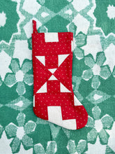 Load image into Gallery viewer, One-of-a-Kind: Chimney Sweep Quilt Stocking #6
