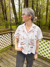 Load image into Gallery viewer, One-of-a-Kind: Antique Cutwork Embroidery Shaftsbury Shirt (M)
